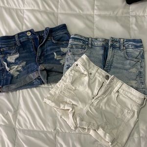 3 bundle american eagle jean shorts